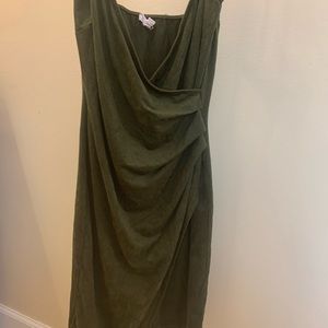 Dark green strappy dress 4/$20 💜
